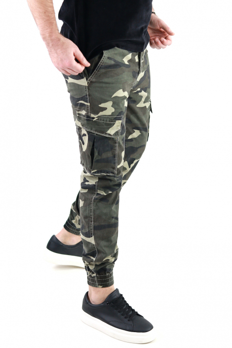 Pantaloni cargo militar slim fit [4]