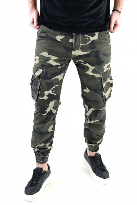 Pantaloni cargo militar slim fit [3]