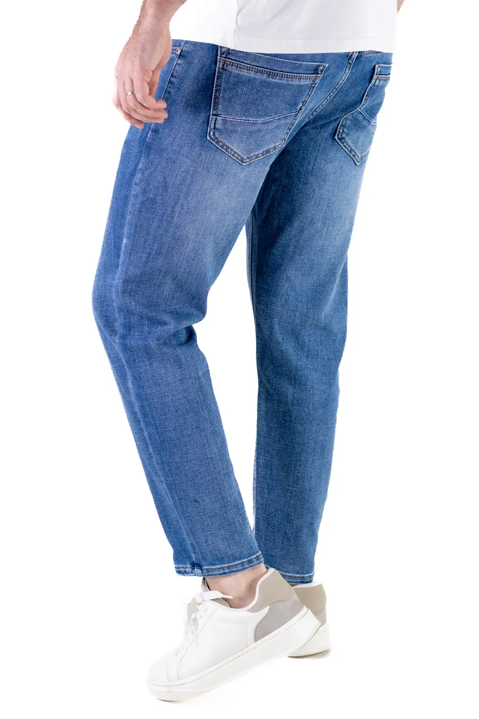 Blugi barbati Capri Fit – albastru denim modern [3]