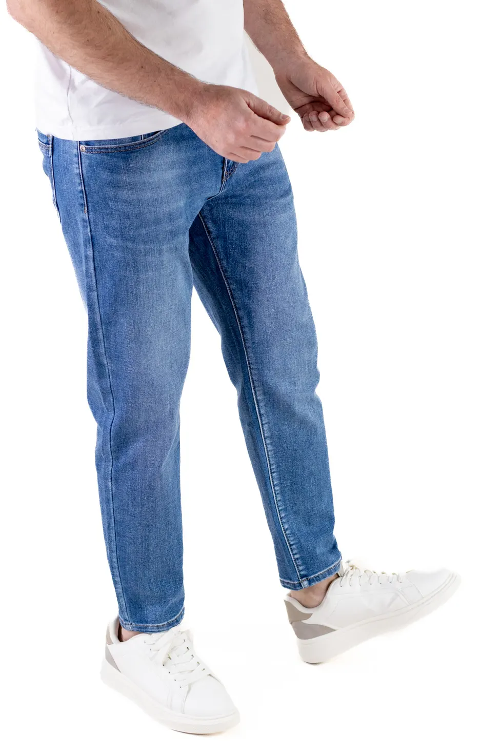 Blugi barbati Capri Fit – albastru denim modern [2]