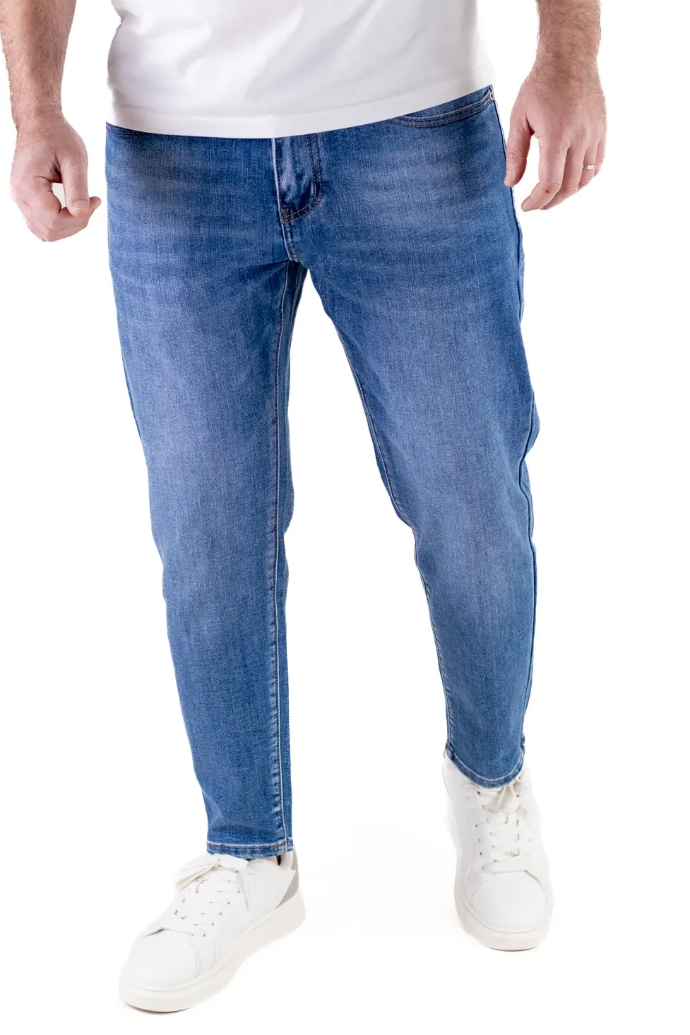 Blugi barbati Capri Fit – albastru denim modern [6]