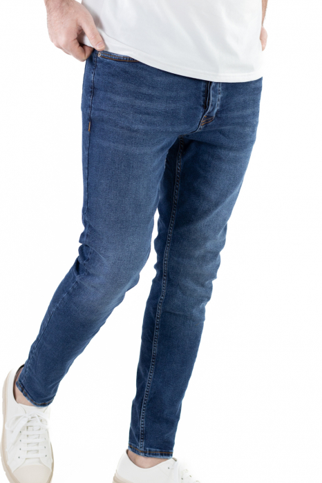 Blugi simpli indigo [4]