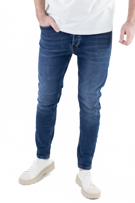 Blugi simpli indigo [2]
