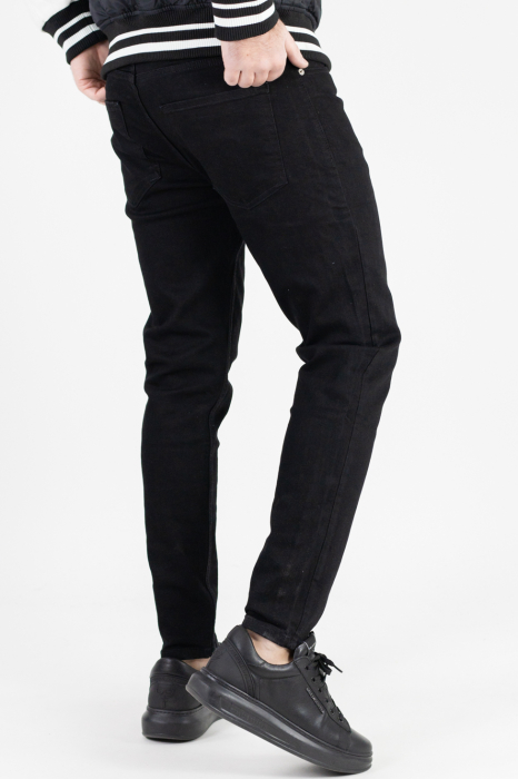 Blugi simpli negri slim fit [2]