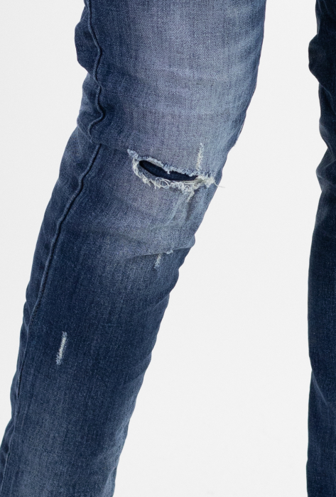 Blugi skinny fit cu rupturi [2]