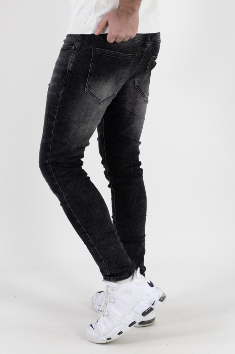Blugi skinny gri inchis [5]