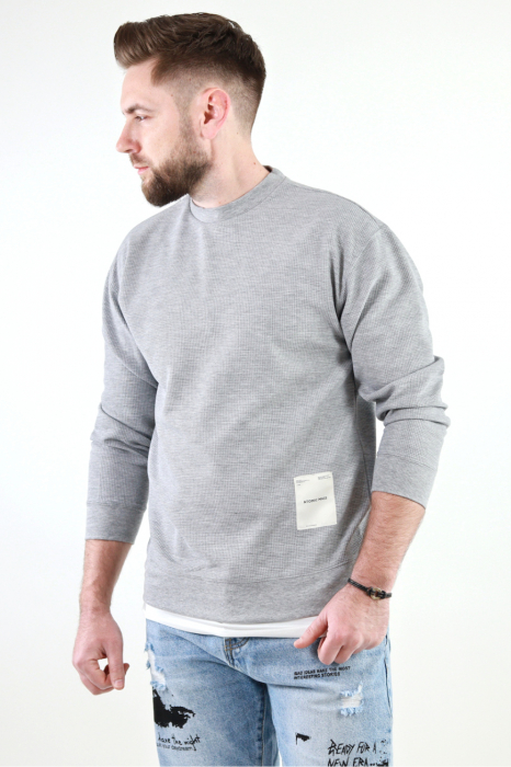 Bluza barbati gri cu baza dublata [3]