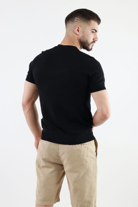 Bluza barbati cu mâneca scurta neagra [4]