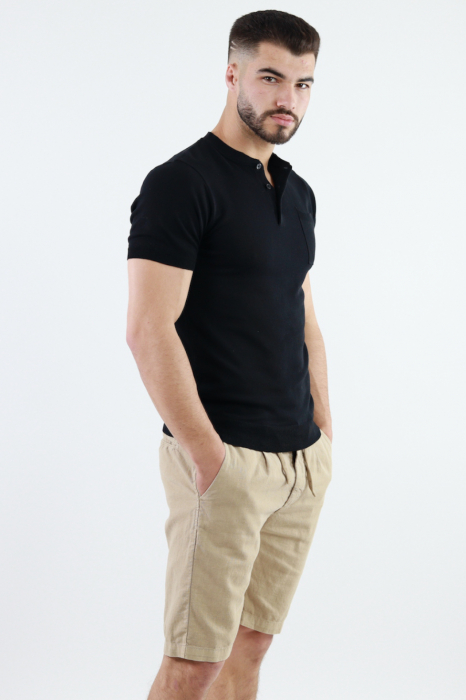Bluza barbati cu mâneca scurta neagra [2]