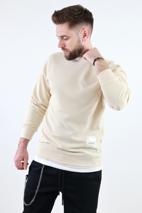 Bluza barbati bej cu baza dublata [5]
