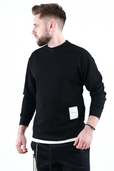 Bluza barbati neagra cu baza dublata [2]