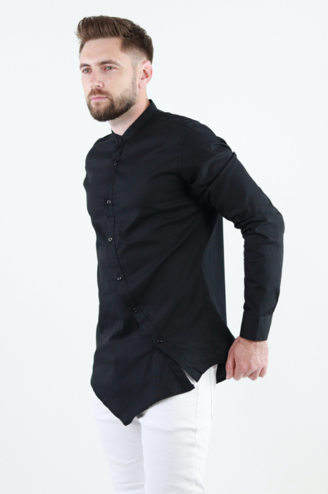 Camasa asimetrica barbati neagra [2]