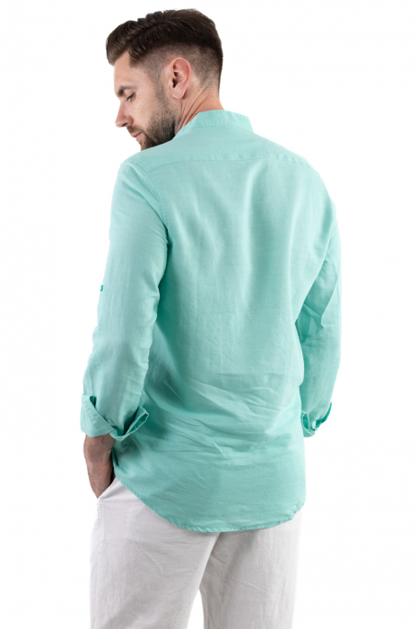 Camasa verde aqua barbati din in [3]