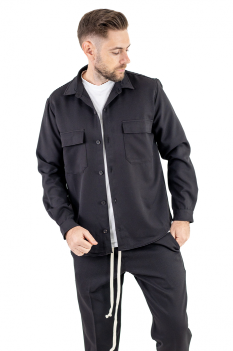 Compleu casual barbati negru [8]