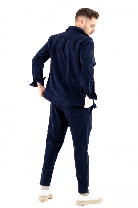 Compleu casual barbati reiat bleumarin [2]