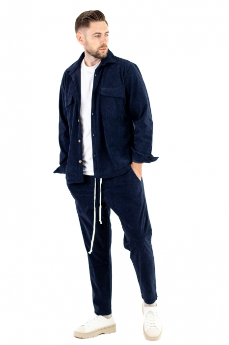 Compleu casual barbati reiat bleumarin [10]