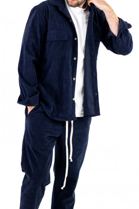 Compleu casual barbati reiat bleumarin [5]
