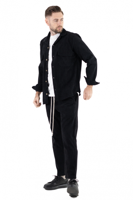 Compleu casual barbati reiat negru [10]