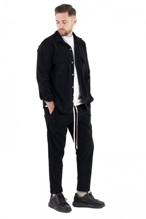 Compleu casual barbati reiat negru [2]