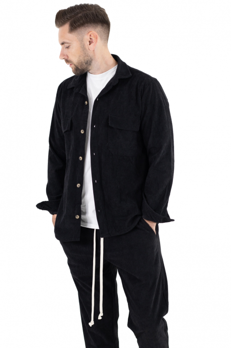 Compleu casual barbati reiat negru [3]