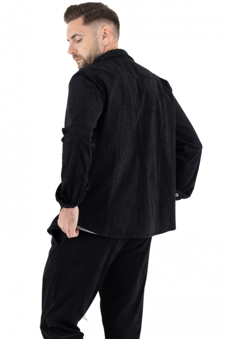 Compleu casual barbati reiat negru [5]