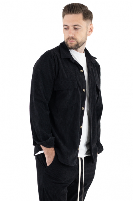 Compleu casual barbati reiat negru [4]