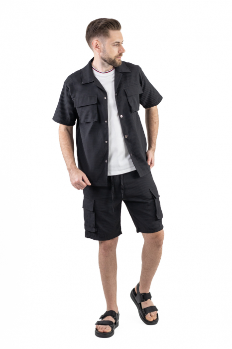 Compleu cargo negru barbati [3]