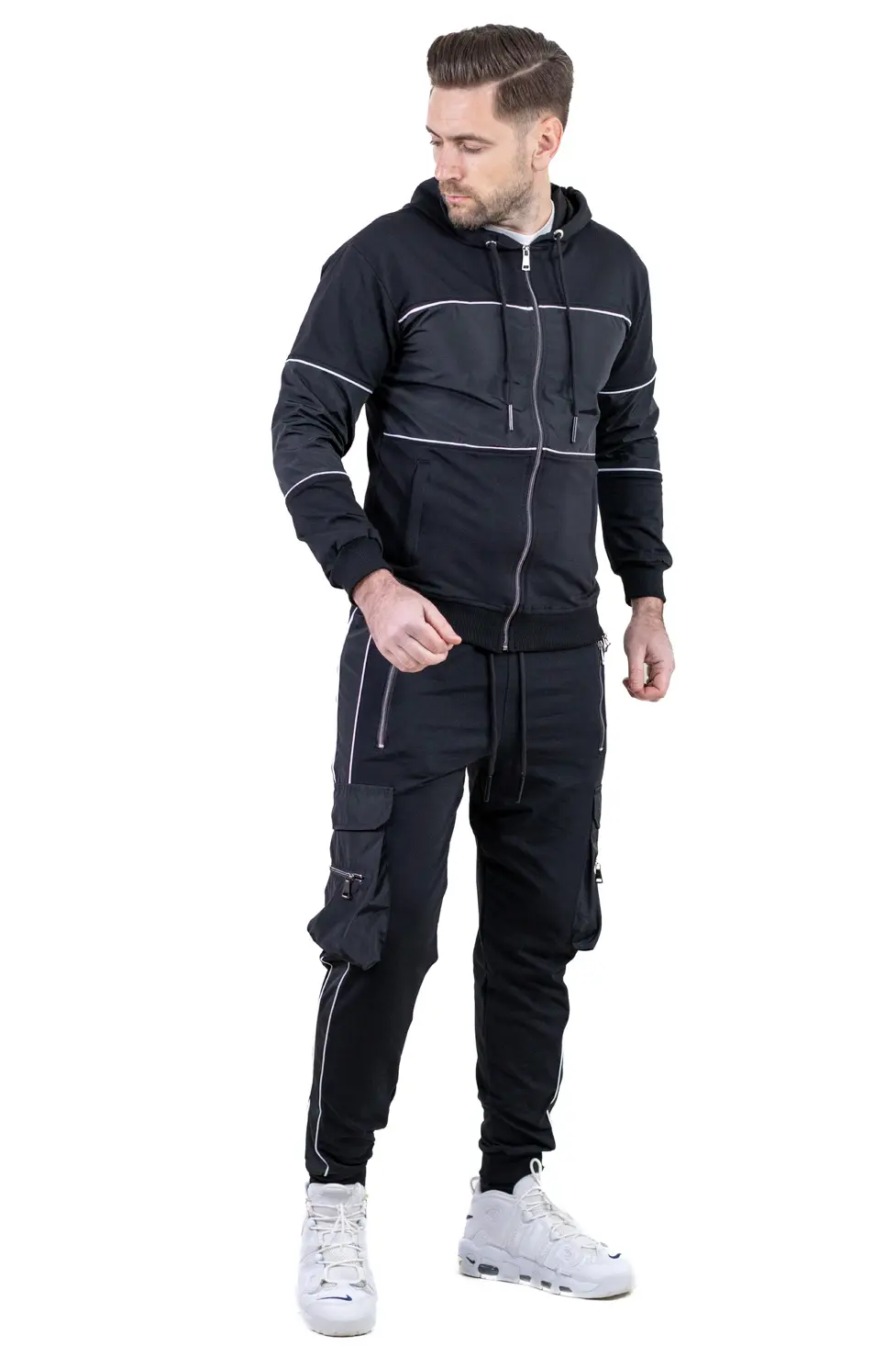 Trening urban cu multiple buzunare negru [4]