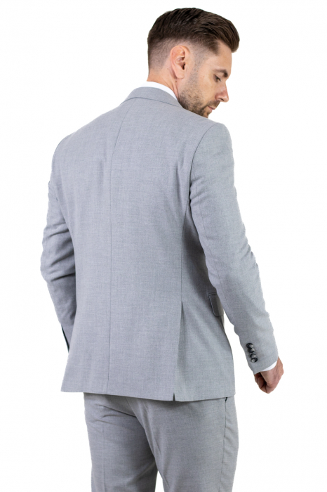 Costum gri elegant de vară cu doua randuri de nasturi [12]