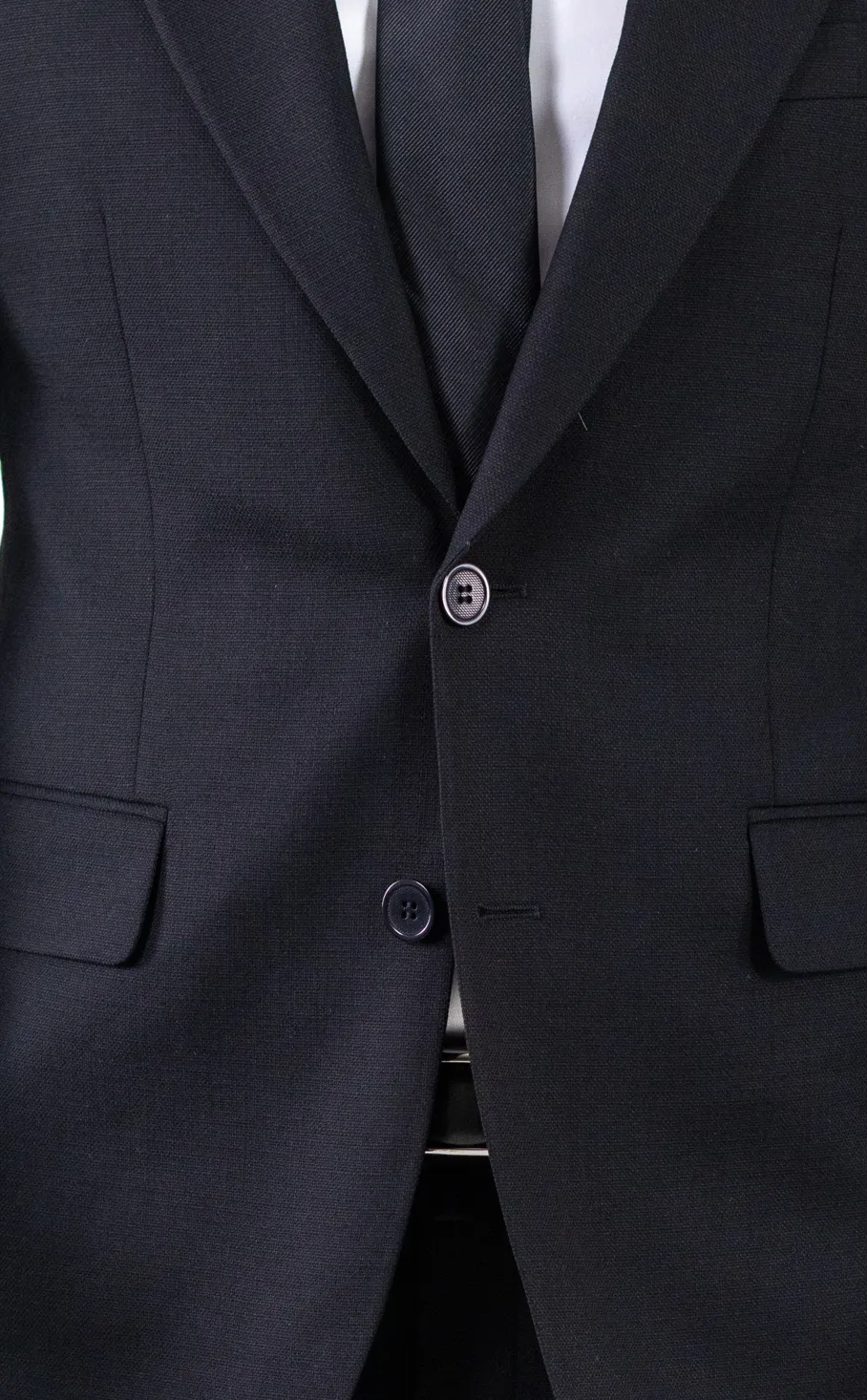 Costum negru elegant de vară pentru bărbați [8]