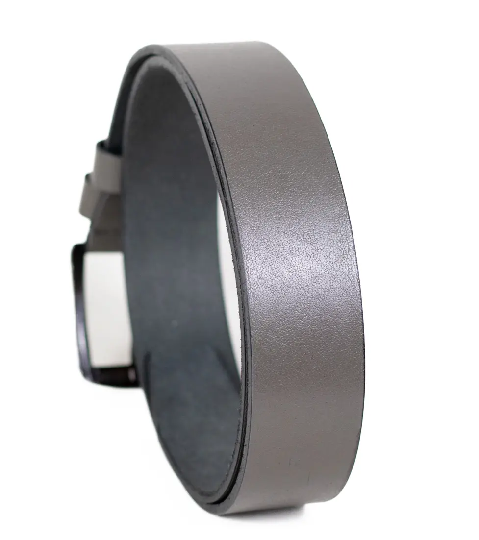 Curea piele barbati gri [3]