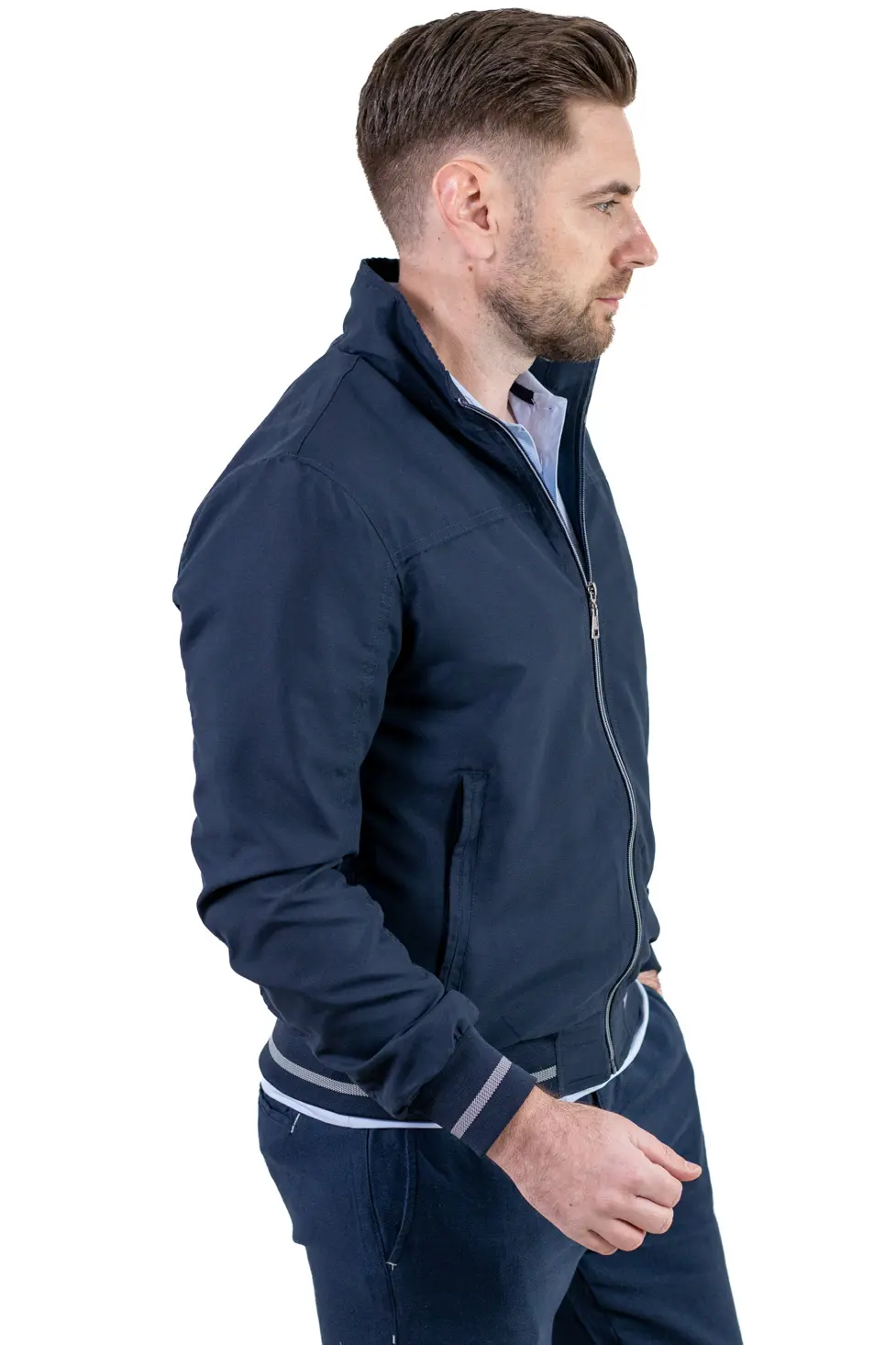 Geaca bleumarin usoara de vara [5]