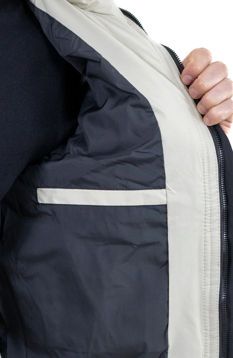 Geaca neagra scurta de iarna impermeabilă bărbați [6]