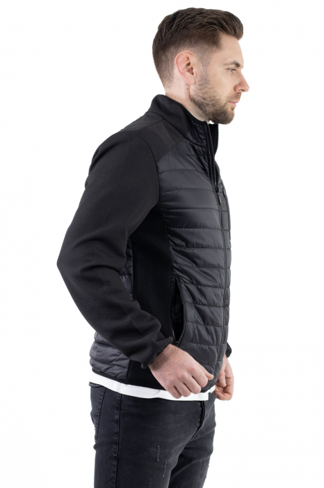 Geaca usoara matlasata combinata cu textil [5]