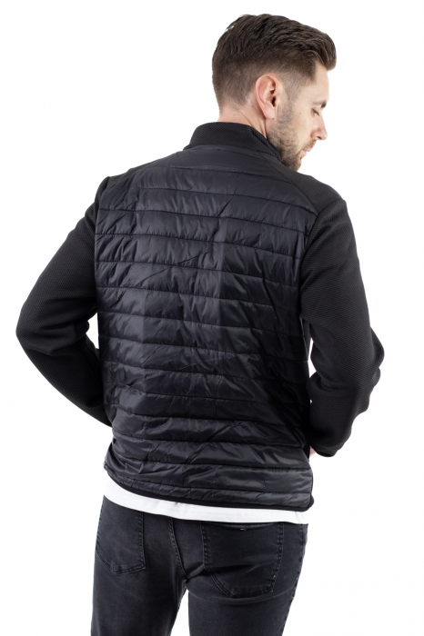 Geaca usoara matlasata combinata cu textil [4]