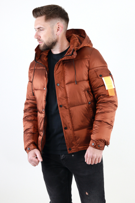 Geaca barbati usoara de iarna 900 gr ruginie [9]