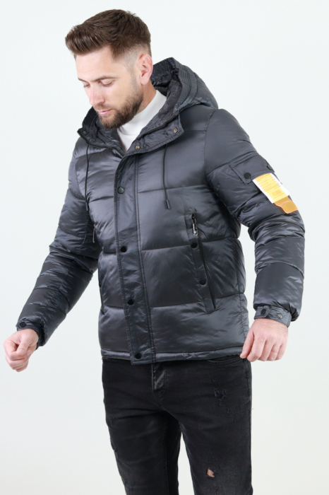 Geaca barbati usoara de iarna 900 gr gri [2]