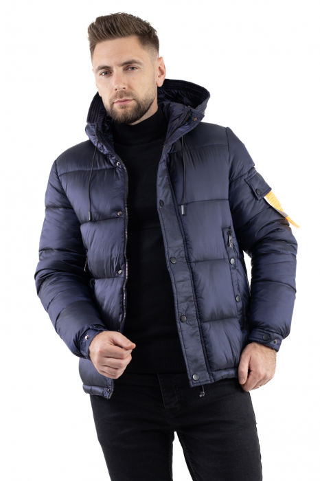 Geaca barbati usoara de iarna 900 gr bleumarin [9]