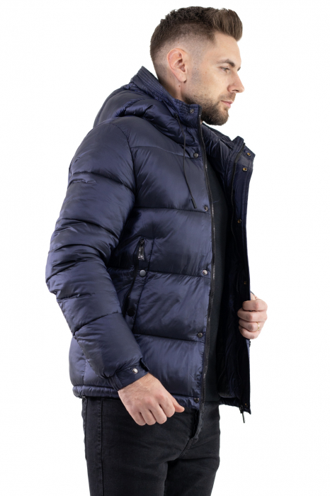 Geaca barbati usoara de iarna 900 gr bleumarin [7]