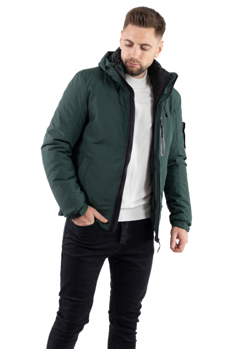 Geaca de iarna 3 in 1 verde smarald [13]