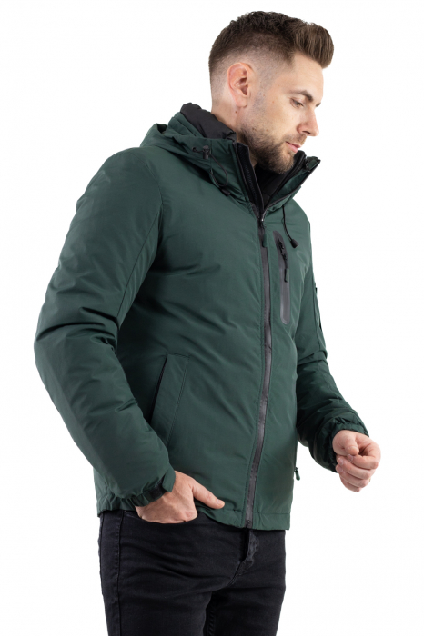 Geaca de iarna 3 in 1 verde smarald [11]