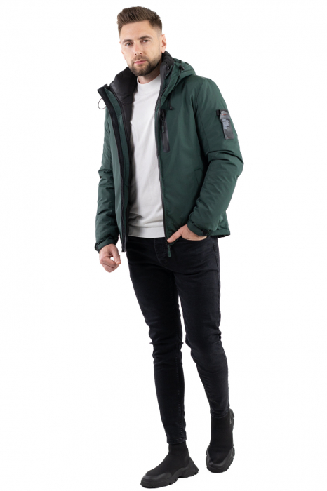 Geaca de iarna 3 in 1 verde smarald [7]