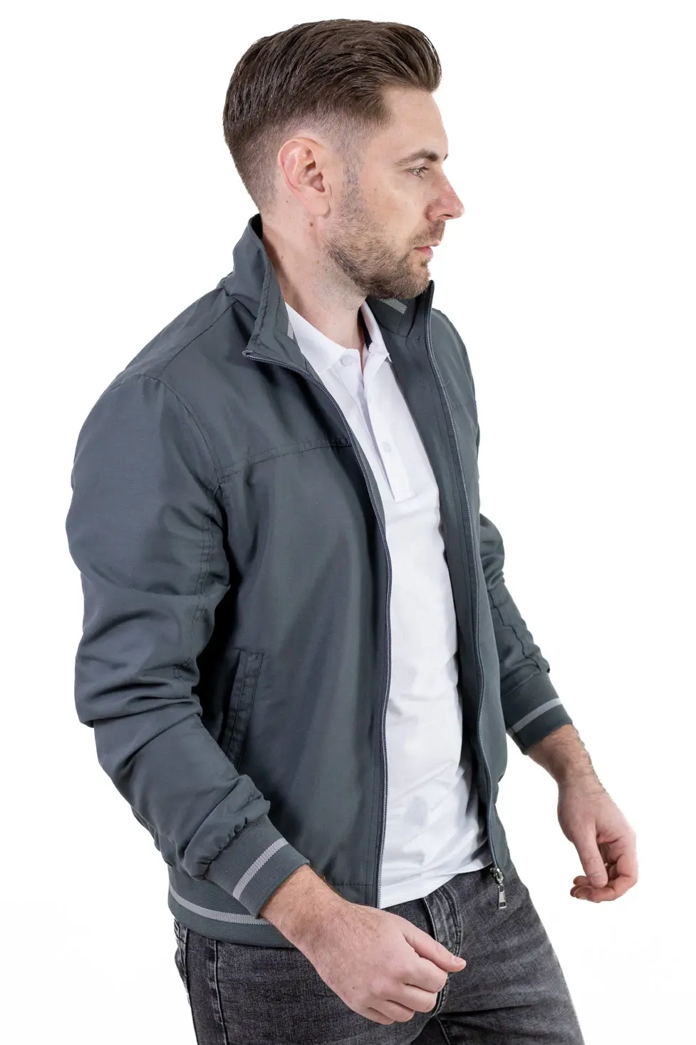 Geaca gri usoara de vara [10]