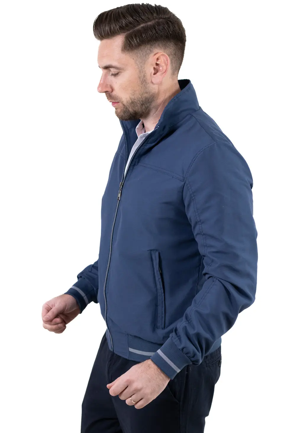 Geaca albastra usoara de vara [3]