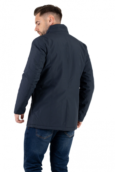 Geaca bleumarin eleganta impermeabila toamna-iarna [6]