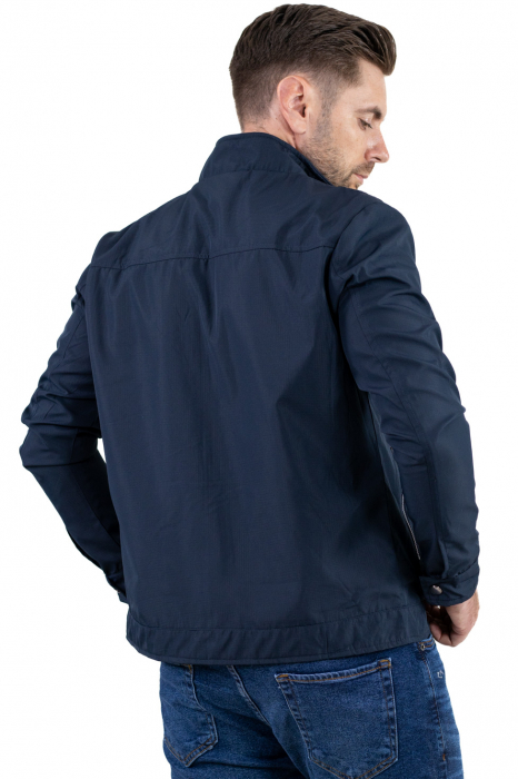 Geaca bleumarin subtire eleganta de toamna [9]