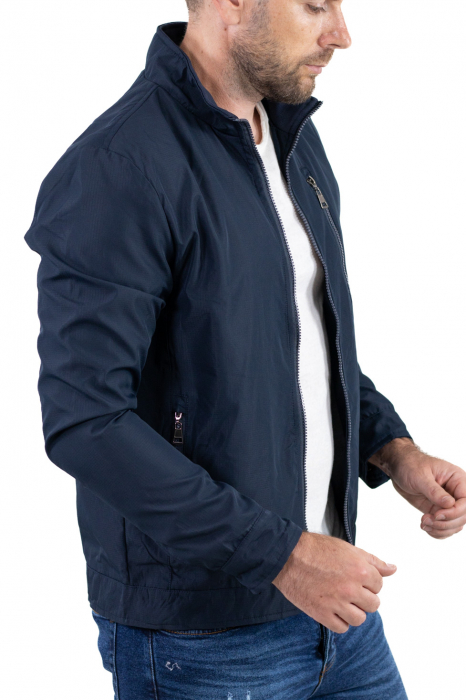 Geaca bleumarin subtire eleganta de toamna [2]