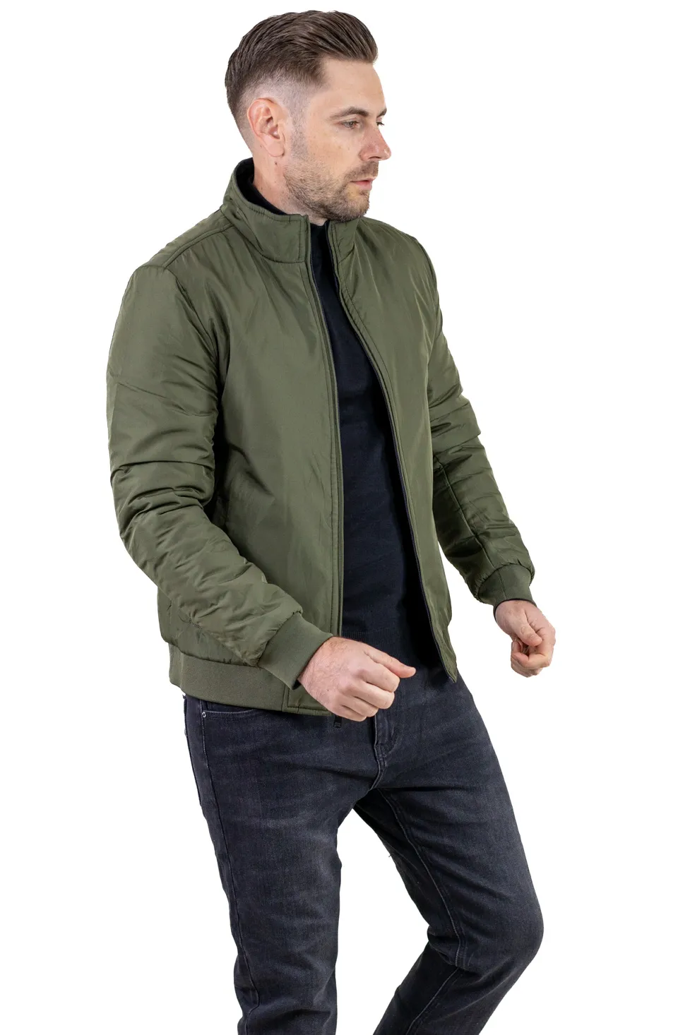 Geacă reversibilă 2 în 1, impermeabilă, Bleumarin/Verde [4]