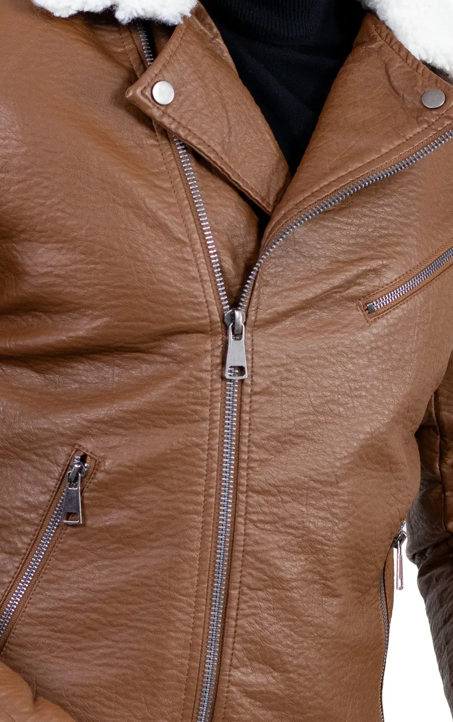 Geacă roșie bărbați cu glugă fixă [8]