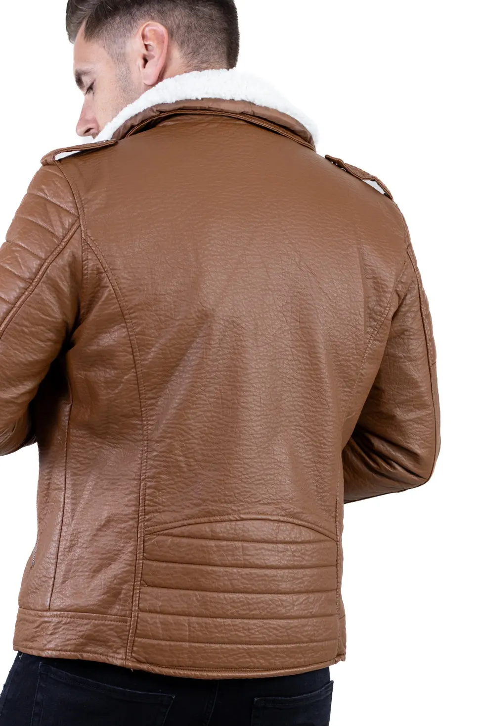 Geacă roșie bărbați cu glugă fixă [5]